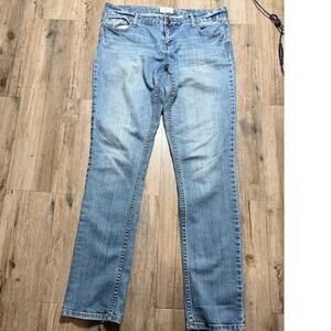 Aeropostale Women’s Jeans Size 7/8 Blue Baya Skinny Jeans 100% Cotton Denim